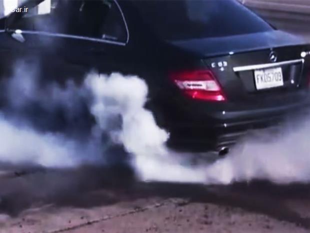 مرسدس C63 و بهترین Burn out تاریخ!